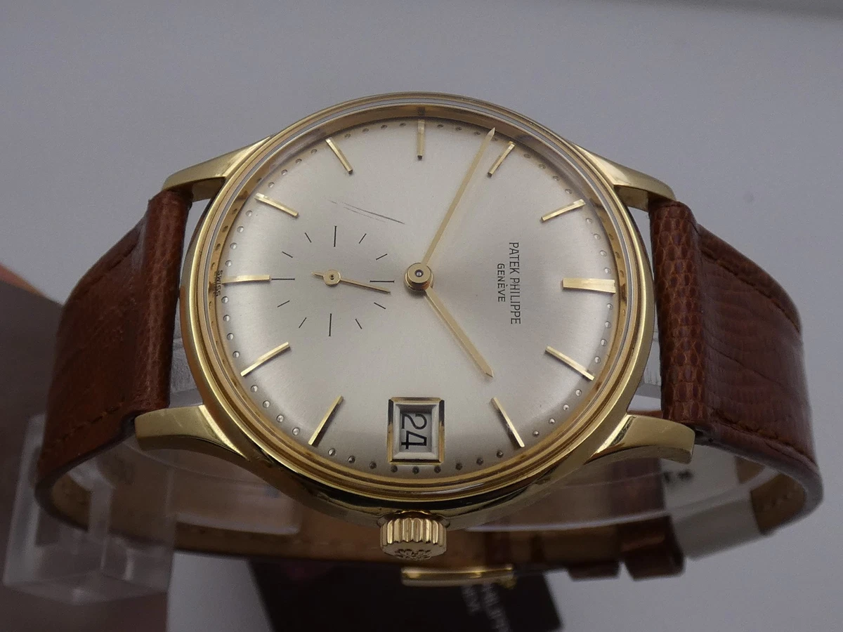 PATEK PHILIPPE CALATRAVA AUTOMÁTICO 3514 REPARADO EN PATEK ORO 18KT '1963 + CAJA