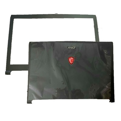 Black Back Cover/Front Bezel For MSI GE72 GE72VR 6RF 7RF Pro MS-1791 MS-1794 Top