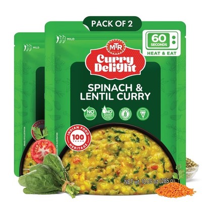 MTR Curry Delight | 100% Veg | No Added Preservatives | (285g  x Pack of 2)