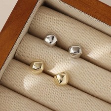 925 Silver Stud Earrings Women Style Cute Sweet Jewelry Accessories