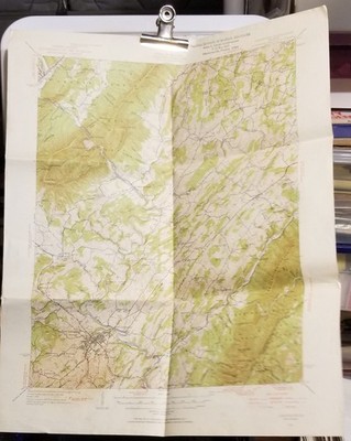 1950 Orig USGS Topo Map Lexington VIRGINIA Quad 15' 1:62500 Scouts Folded .b
