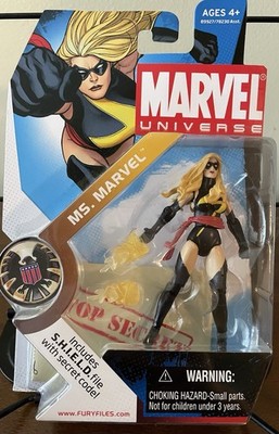 2008 Hasbro Marvel Universe Ms. Marvel Action Figure Warbird Variant MOC
