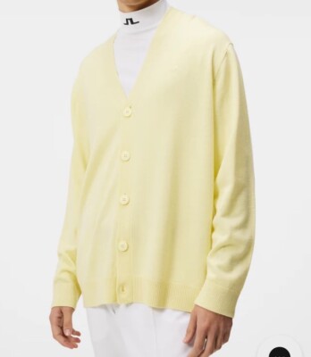 J. Lindeberg Lucas Knitted Cardigan Shirt Gr. M Neu  Golf GMKW09634