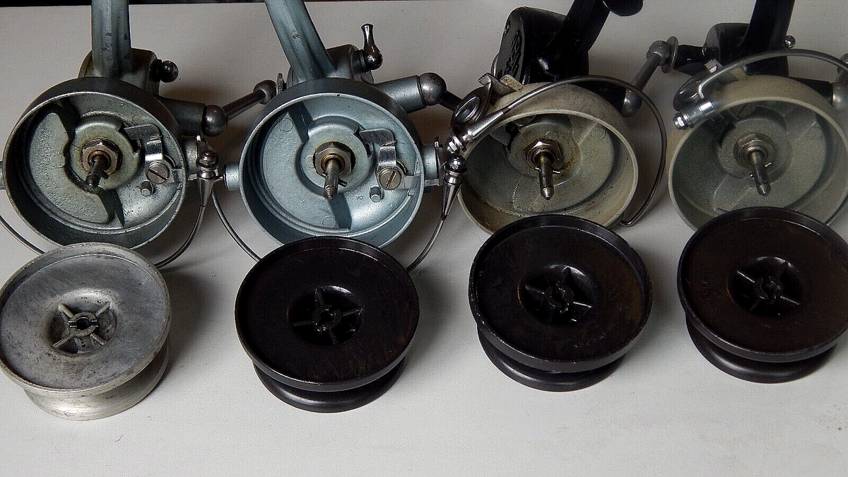 本日限定✨ABU 444 スピニングリール 1950年代モデル Early versions of 1950-60s' vintage ABU Record 444 spinning