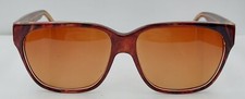 Vintage LAMY Brown Burgundy Oval Sunglasses FRAMES ONLY