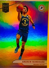 Andrew Nembhard 2023-24 Donruss Elite Basketball Holo Refractor Base Card #83