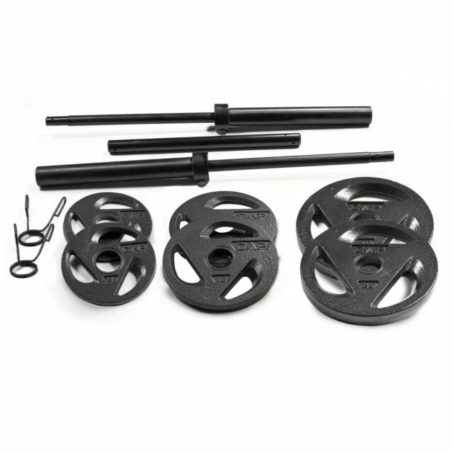 Cap barbell weight set deals