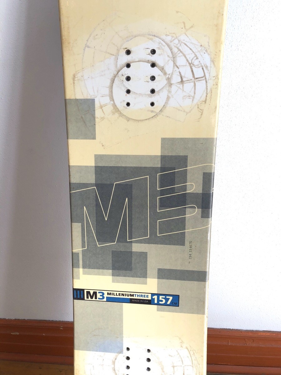 Vintage M3 Millenium Three Snowboard 157 | eBay