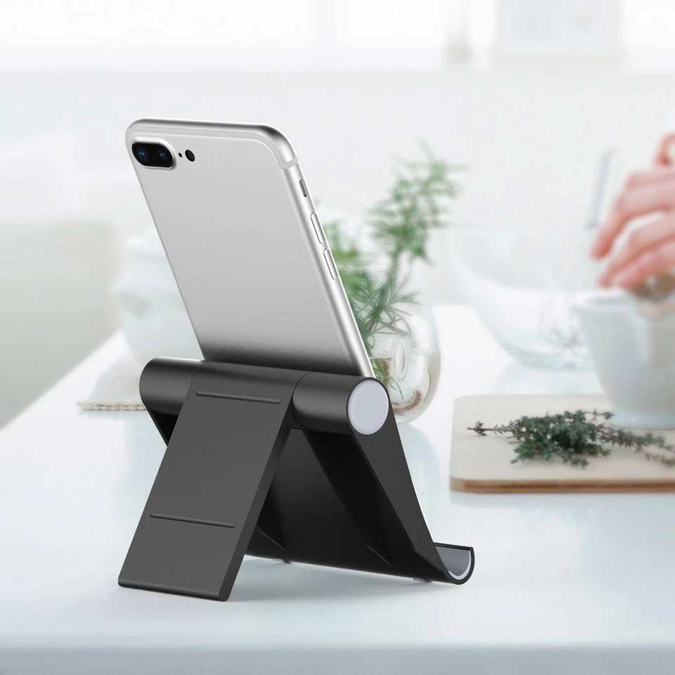 Adjustable Portable Desk Stand Holder Mount For iPhone Phone Tablet Universal - Image 4 of 4