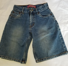 Vintage Levi's 569 Red Tag Shorts Youth 7X Loose Fit Adjustable Waistband