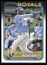 2024 Topps II Logan Porter #666 RC Kansas City Royals BB1