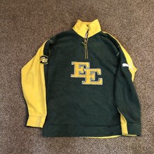 RARE VTG Edmonton Eskimos x Puma Men L CFL Football Polar fleece Retro Logo