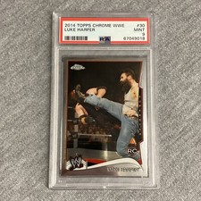 2014 Topps Chrome WWE #30 Luke Harper PSA 9