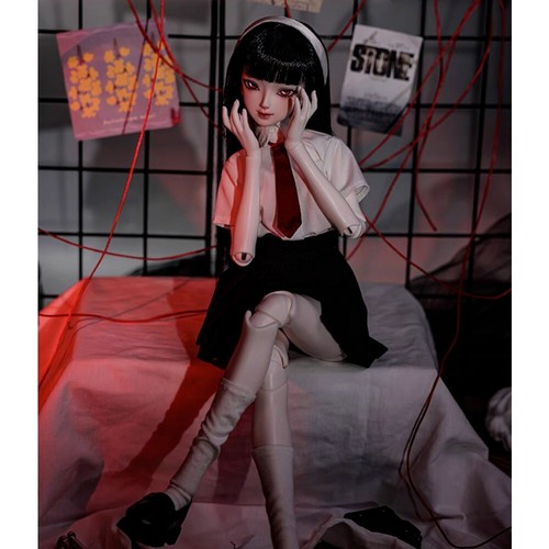 1/4 BJD SD Ball Joint Resin Doll Girl Double-faced Nano Human Ghost Bare Doll - Picture 11 of 16