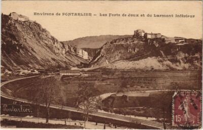 Old postcard La CLUSE-et-MIJOUX Les Forts de Joux et du Larmont Inferieur (1115973)