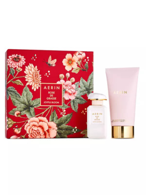 AERIN ローズドグラース 香水とクリームセット NEW IN BOX- AERIN Rose De Grasse JOYFUL BLOOM Gift Set Perfume