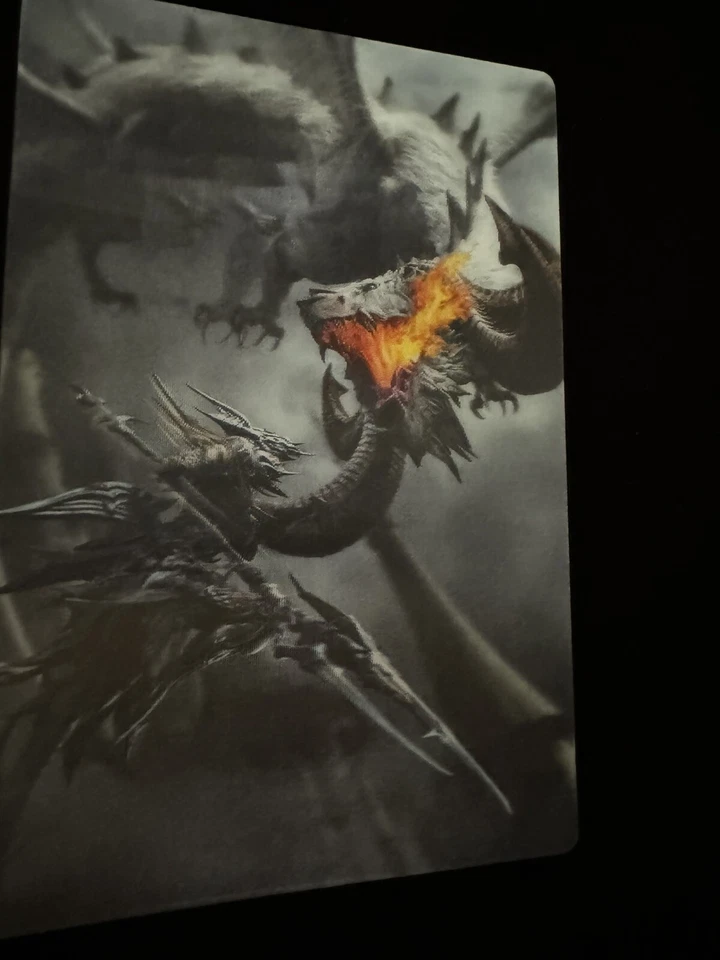 FFXIV 3D Lenticular Heavensward Art Card - Dragoon RARE OFFICIAL ITEM - Image 3 of 4