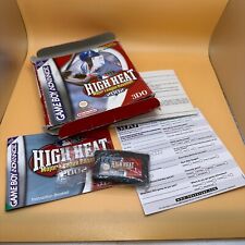 High Heat Major League Baseball 2002 (Nintendo Game Boy Advance, 2001) CIB