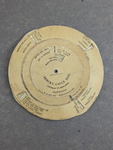 DERECK'S Gauge Dial Tapers Taps Circular Calculator Slide Ruler