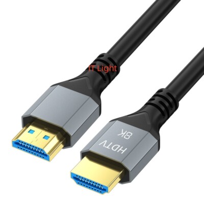 Cavo HDMI Intrecciato 4K 120Hz Cavo HDMI Intrecciato 8K Ultra Alta Velocità 48 Gbps - Supporta 4K@120Hz, HDR, 3D Comlynx Cavo HDMI Alta Velocità - Foto 4