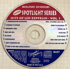 SOUND CHOICE SPOTLIGHT - HITS OF LED ZEPPELIN - VOL 1 - SC8437 - VERY RARE
