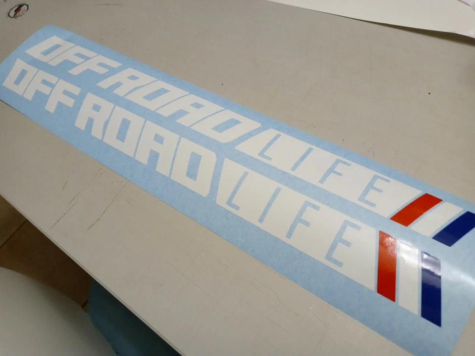 Se adapta a Jeep Wrangler Rubicon Gladiator Sahara Mojave OFF ROAD LIFE capó pegatina  Foto 2 de 3