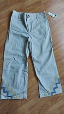 Ladies NWT 148 Anthropologie Maeve Embroidered Hem Wide-Leg Pants Size 8