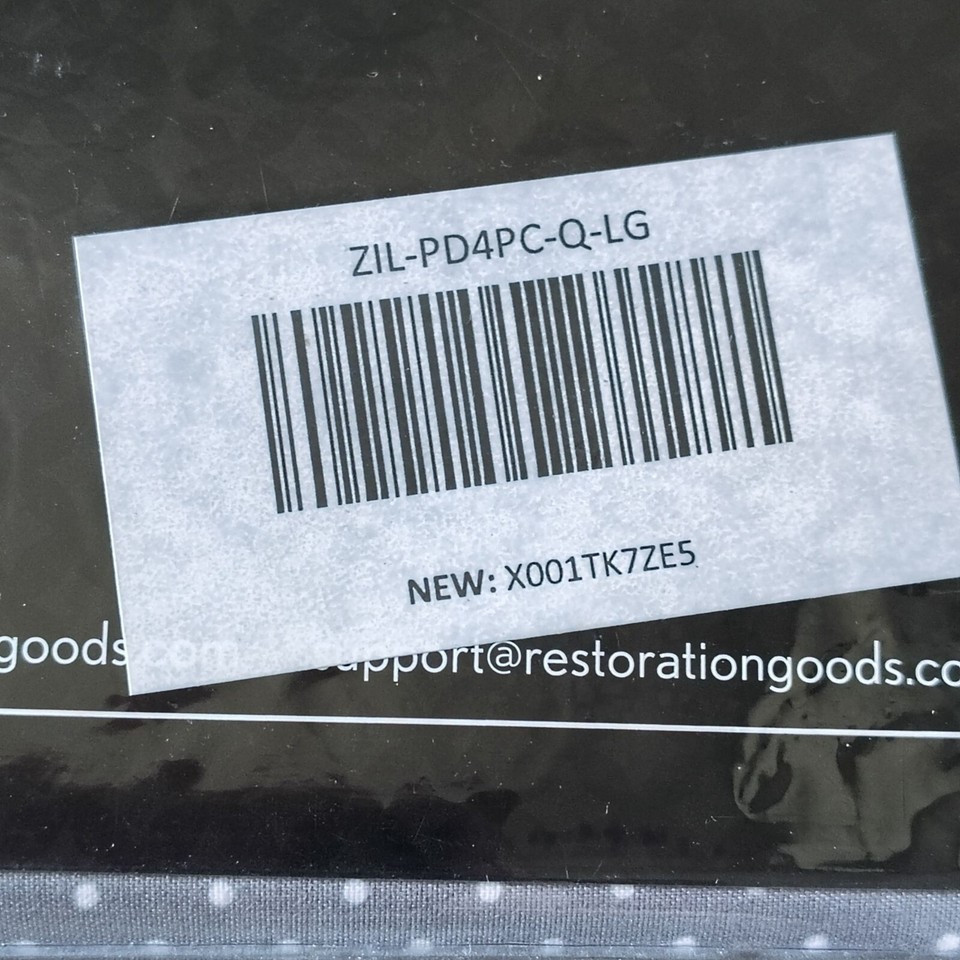 NEW Queen Sheet Set Italian Luxury Queen 4 Pc Pindot Sheet Set