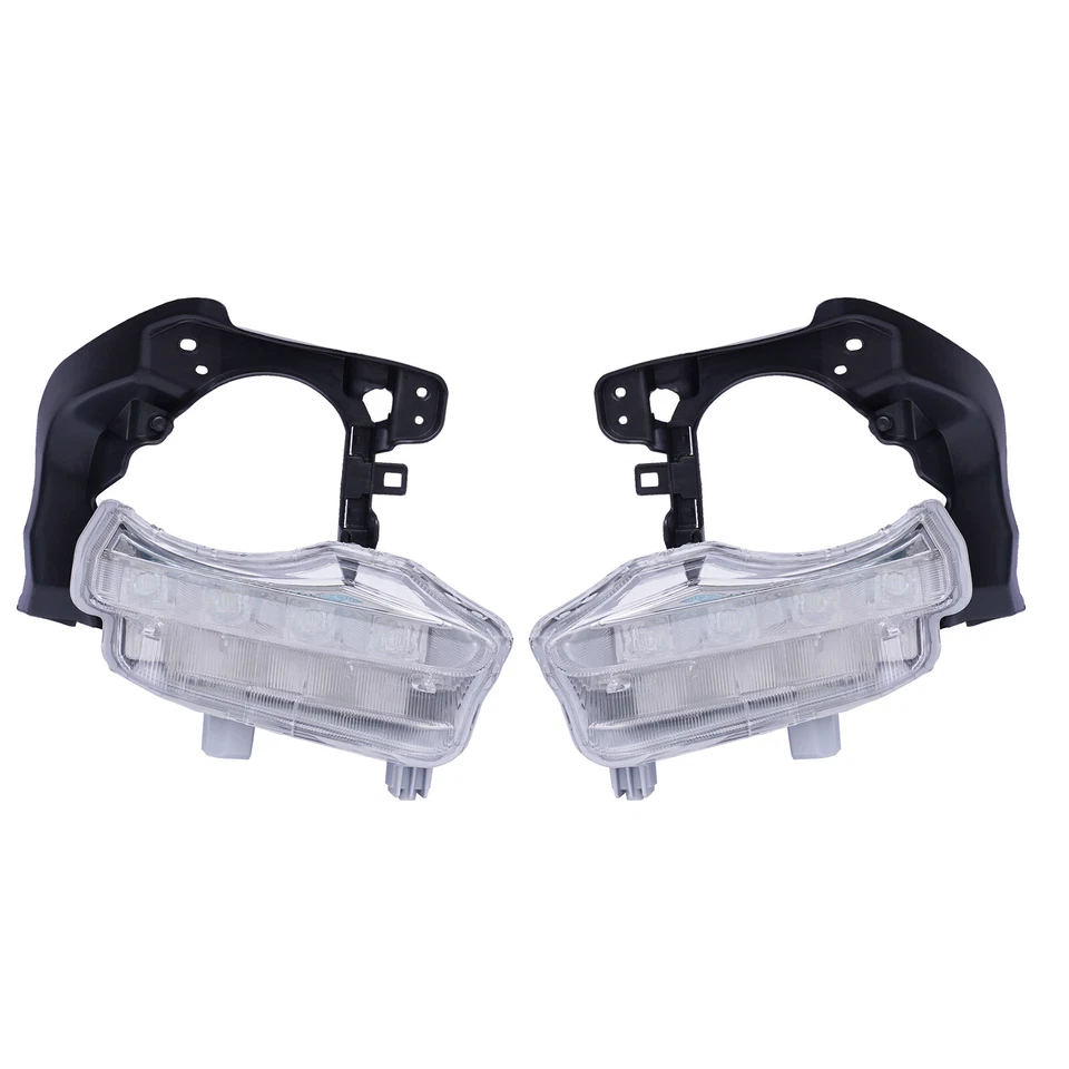 For Toyota Highlander 2014 2015 2016 LED DRL Daytime Running Light Pair Lights - Image 3 of 4