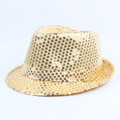 Paillettenhut Clubstyle Disco-Hut Partyhut Trilby Hut Blink Fedora Glitzerhut - Bild 9 von 19