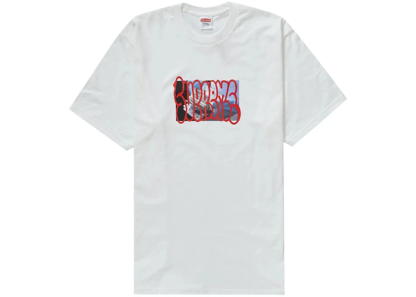 T SHIRT DE PAIEMENT SUPREME TAILLE BLANCHE Petit (100 % AUTHENTIQUE) FLAMBANT NEUF FW23 SEMAINE 17