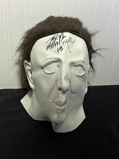Tony Moran Signed Michael Myers Mask Halloween Beckett