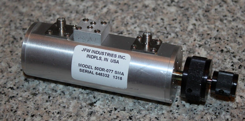 JFW 50DR-077, DC-2000MHz, 90dB x 1dB, SMA Rotary Manual Adjustable Attenuator,