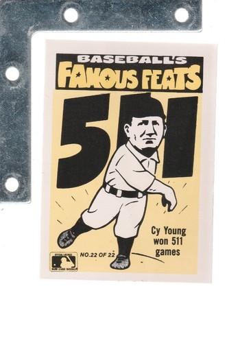 1986 Fleer Baseball's Famous Feats/w Sticker INSERT Pick From List Up To 35%OFF - Picture 83 of 84