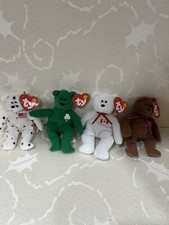Ty McDonalds Teenie Beanie Britannia, Glory, Erin, Maple Bears Vintage Lot Of 4