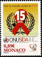 MONACO 2010  PROGRAMME ONU SIDA YT n°  2738  Neuf ★★ luxe /MNH