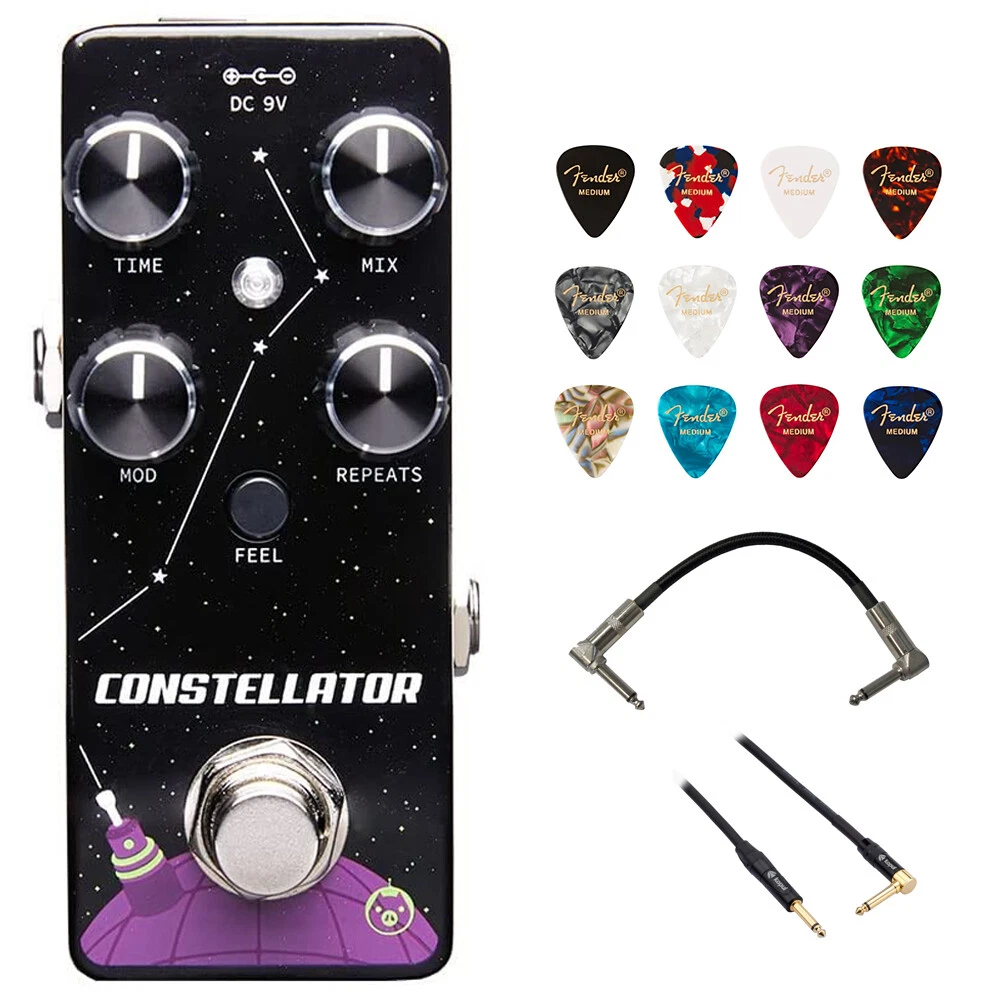 Pigtronix Constellator Analog Delay Pedal w Guitar Picks Audio