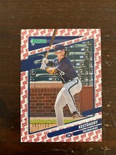 2021 Donruss Variations One Hundred #82 Keston Hiura 002/100 - Milwaukee Brewers