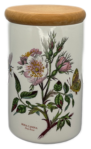 Portmeirion Botanic Garden Storage Jar Cannister Dog Rose Old Mark VTG