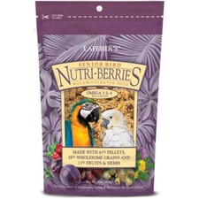Senior Bird Nutri-Berries for Macaw  Cockatoo Food, Parrot Food, Bird Food 10oz