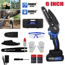 1600W Electric Cordless Wood Cutter Mini Saw Chainsaw Woodworking with Battery