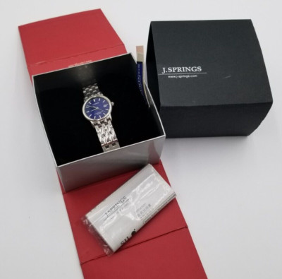 BBE014 Ladies J. Springs Seiko Calendar Waterproof Watch NWT NOS ~oA1-3b