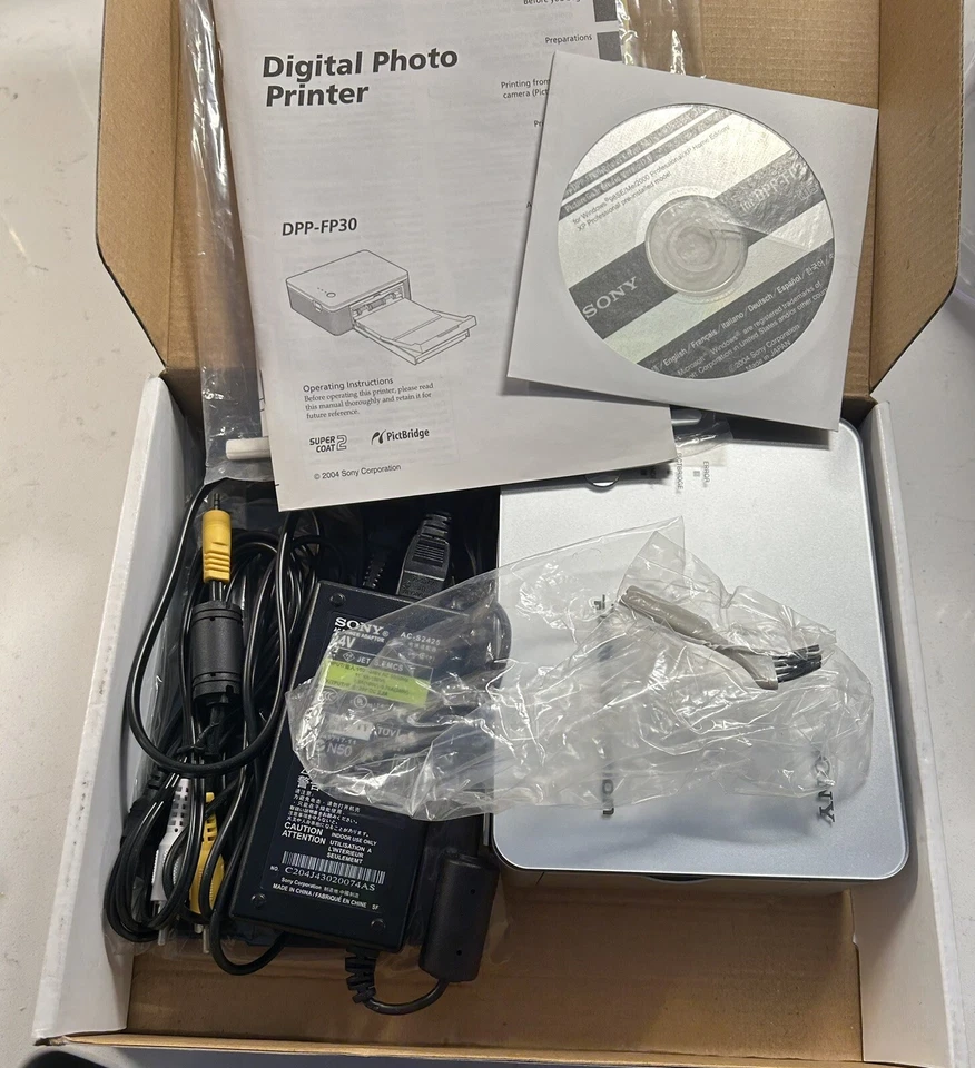 Sony Photo Printer & Photo Paper SVM-F120 4x6 -DPP-FP30 DIGITAL, New Open Box! - Image 3 of 3