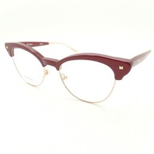 Max Mara MM 1271 UTE Burgundy Rose Gold 50 Ne...