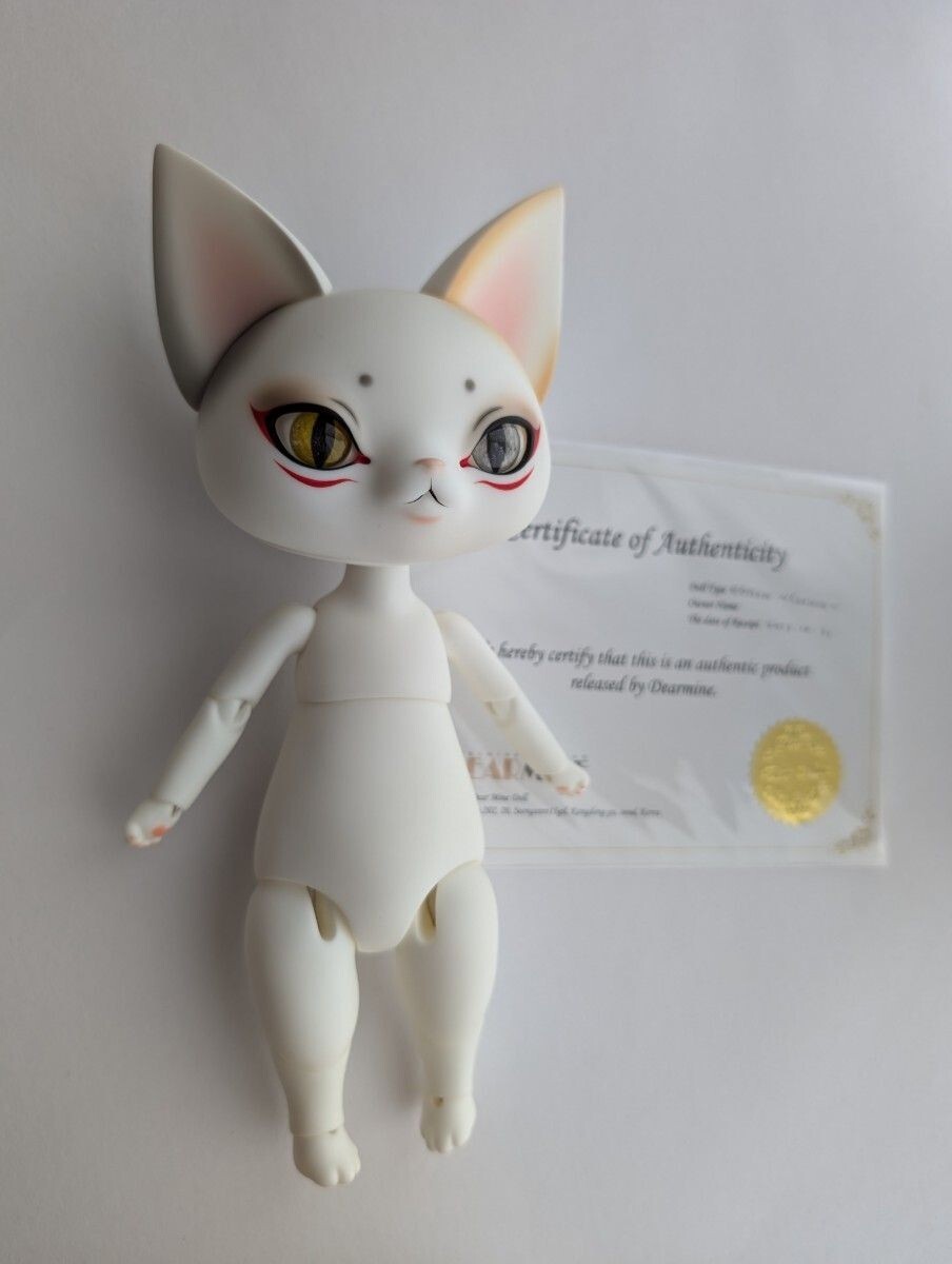 DEAR MINE EDISON Curious 2019 Cat Doll 22cm BJD Used From Japan | eBay