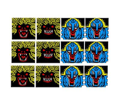 Williams Swords Of Fury Pinball Machine Spinner Decal Set 3 SETS