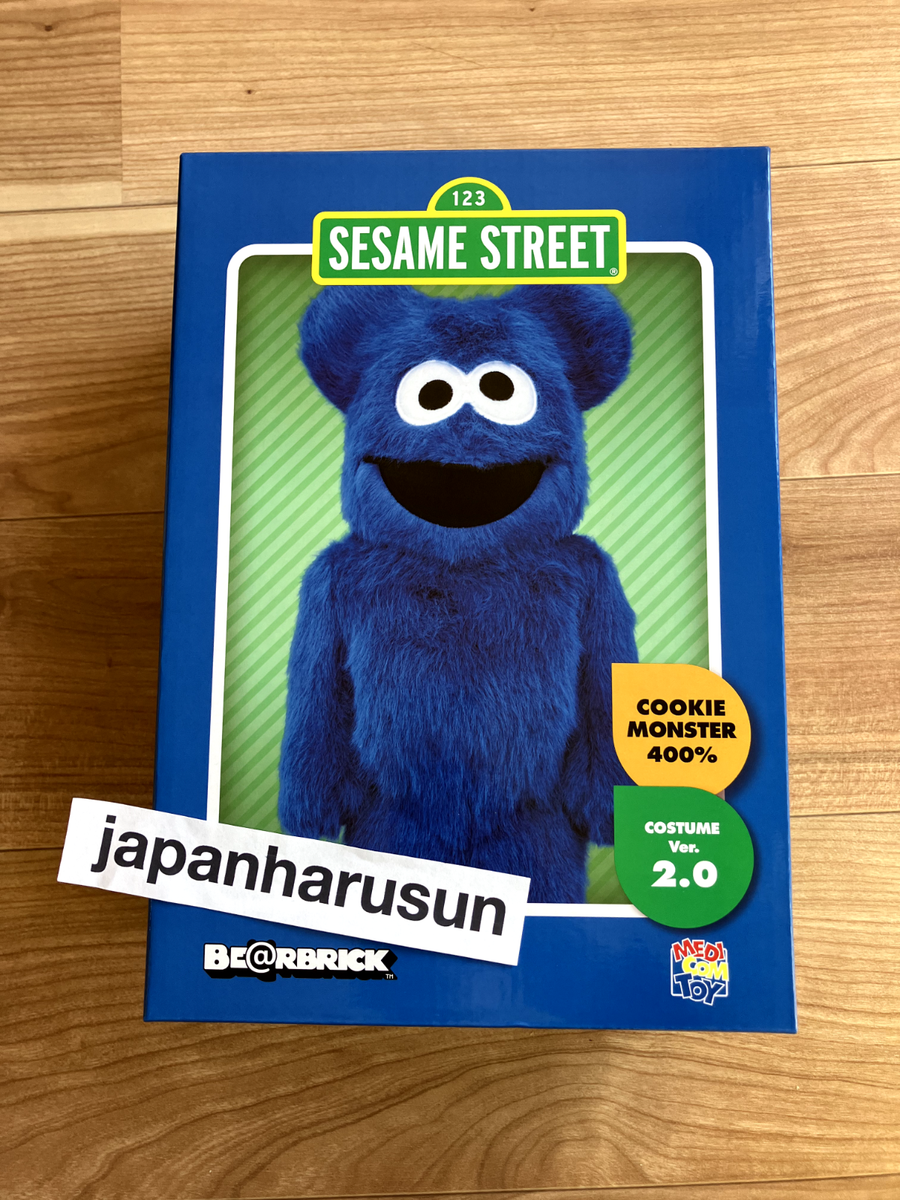 MEDICOM TOY BE@RBRICK COOKIE MONSTER COSTUME Ver.2.0 400 MEDICOM TOY BE@RBRICK COOKIE MONSTER COSTUME Ver.2.0 400