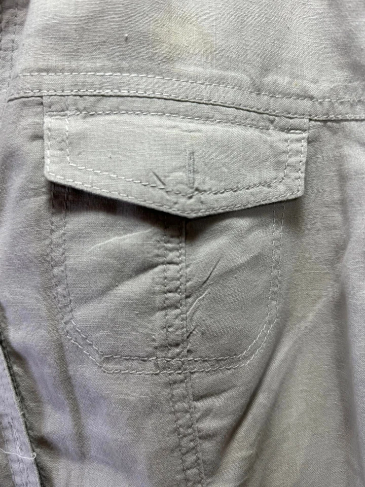 Camisa de manga corta Faded Glory para hombre ajuste regular - Talla: XL - Color: lino Foto 2 de 4