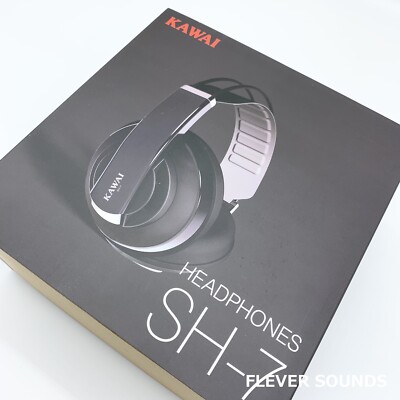 Kawai SH-7 Headphone Dynamic Semi-Open Overhead Type Black for