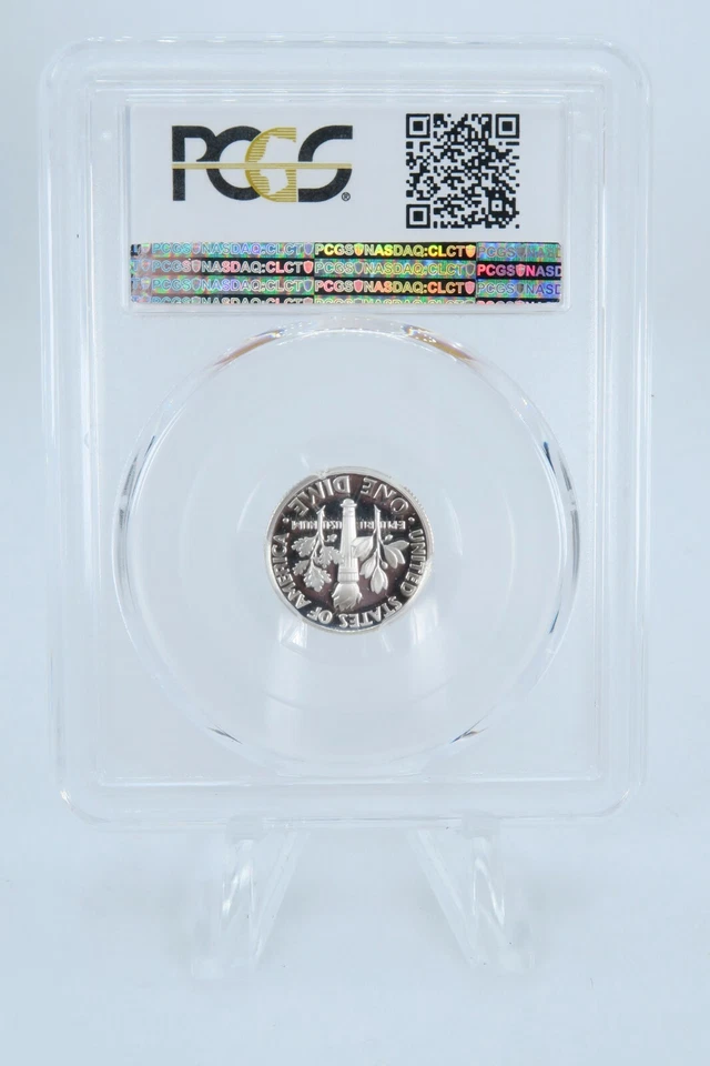 2007-S PCGS PR69DCAM Silver Roosevelt Dime Proof 10C - Image 2 of 2